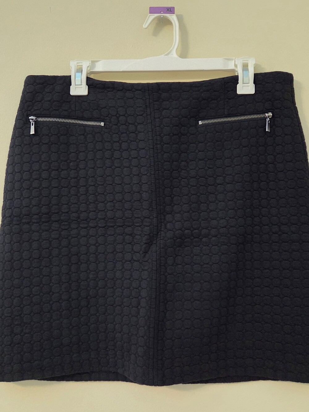 Black Quilted Skirt